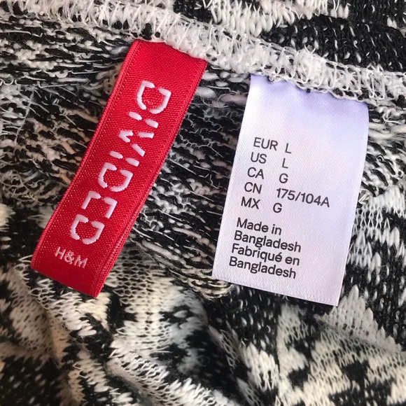 {H&M DIVIDED} Geometric Aztec Tribal Long Cardigan - Picture 9 of 11